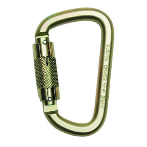 Карабін трапеція стальний с автоматичною муфтою AJ514A